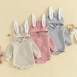 Baby Bunny Ears Easter Outfit for Newborns