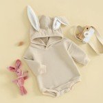 Baby Bunny Ears Easter Outfit for Newborns