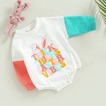 Cute Oversized Crewneck Sweatshirt Romper for Babies