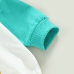 Cute Oversized Crewneck Sweatshirt Romper for Babies