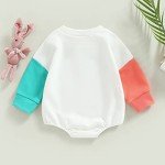 Cute Oversized Crewneck Sweatshirt Romper for Babies