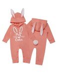 My 1st Easter 3D Bunny Ear Hooded Romper