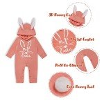 My 1st Easter 3D Bunny Ear Hooded Romper
