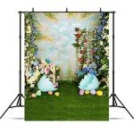 Colorful Easter Backdrop for Baby Photo Shoots