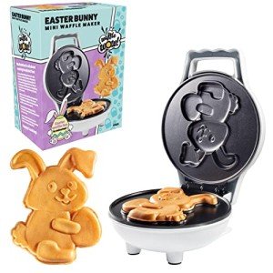 Easter Bunny Mini Waffle Maker for Fun Breakfasts