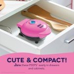 Bunny Mini Waffle Maker - Easy Non-Stick Pink