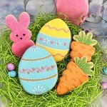 Easter Cookie Cutters Set: Bunny, Egg, Carrot