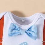 My First Easter Bow Tie Baby Outfit Set