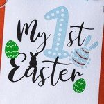 My First Easter Bow Tie Baby Outfit Set