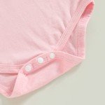 Baby Girl Pink Bunny Romper Outfit with Headband