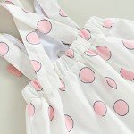 Baby Girl Pink Bunny Romper Outfit with Headband