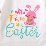 Baby Girl's Easter Bunny Outfit Set