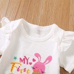 Baby Girl's Easter Bunny Outfit Set