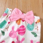 Baby Girl's Easter Bunny Outfit Set