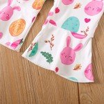 Baby Girl's Easter Bunny Outfit Set