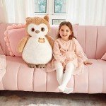 Giant Owl Plush Toy – 23" Soft & Cuddly