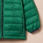 Boys' Lightweight Packable Water-Resistant Puffer Jacket