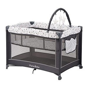 Pamo Babe Portable Playard with Soft Toy Bar