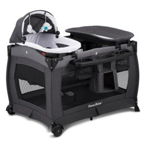 Pamo Babe Portable Playpen with Toddler Mattress