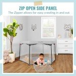 Dream On Me Onyx Portable Baby Playpen - Grey