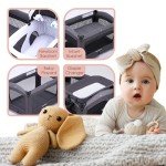 Pamo Babe Portable Playpen with Toddler Mattress