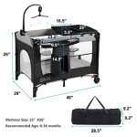 Kinder King 4-in-1 Portable Baby Nursery Center