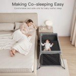 Gromast 2-in-1 Portable Toddler Travel Crib