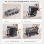 Gromast 2-in-1 Portable Toddler Travel Crib