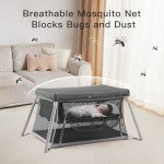 Gromast 2-in-1 Portable Toddler Travel Crib