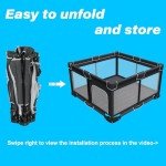 Foldable Baby Playpen with Mat - Portable & Collapsible