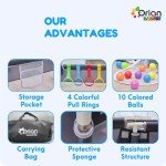 Orian Baby Playpen with Colorful Balls and Rings