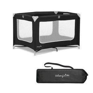 Dream On Me Zodiak Black Portable Playard