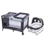 Baby Trend Nursery Den Playard with Rocking Cradle
