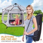 Asweets 4-in-1 Portable Baby Playpen and Tent