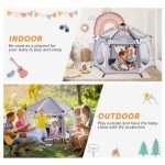 Asweets 4-in-1 Portable Baby Playpen and Tent
