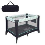 Pamo Babe Portable Baby Playpen with Storage Bag