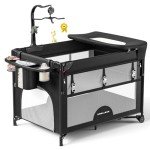 Portable Baby Playard with Changing Table & Organizer