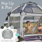 Light Grey Pop 'N Go Baby Playpen & Tent
