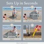 Light Grey Pop 'N Go Baby Playpen & Tent