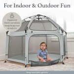 Light Grey Pop 'N Go Baby Playpen & Tent
