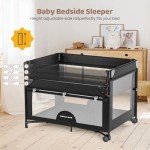 Portable Baby Playard with Changing Table & Organizer