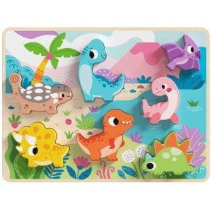 Dinosaur Chunky Puzzle for Toddlers and Preschoolers
