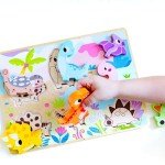Dinosaur Chunky Puzzle for Toddlers and Preschoolers