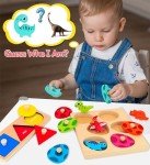 Wooden Peg Puzzle for Toddlers - Montessori Toy