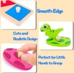 Wooden Peg Puzzle for Toddlers - Montessori Toy