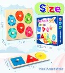 Wooden Peg Puzzle for Toddlers - Montessori Toy