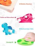 Dinosaur Wooden Puzzle Toy for Toddlers 1-3