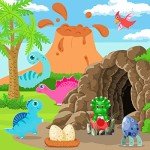 Dinosaur Wooden Puzzle Toy for Toddlers 1-3