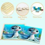 Dinosaur Wooden Puzzles Set for Toddlers