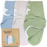 3-Pack Zipper Baby Swaddles for Newborns